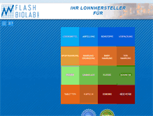 Tablet Screenshot of flash-biolab.de